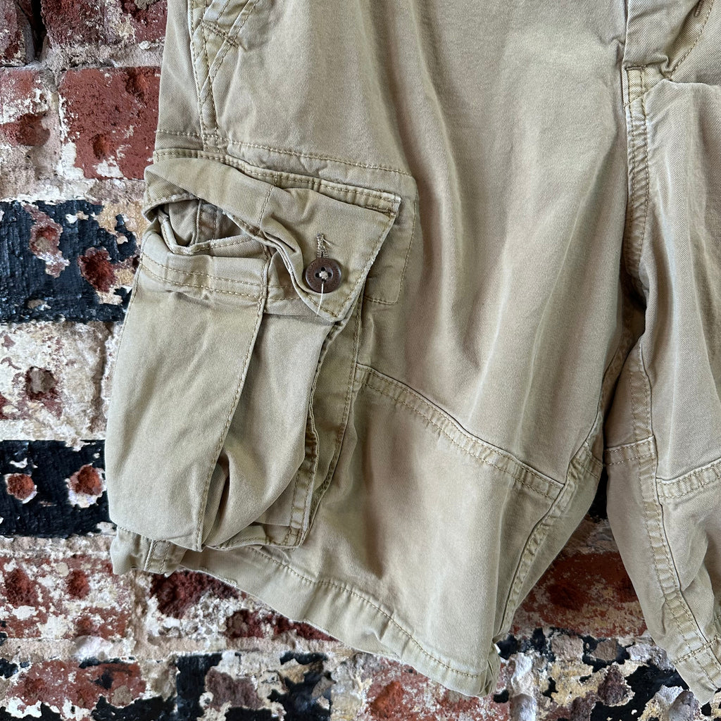 American Eagle Outfitters Classic Cargo Shorts Mens 31 Tan 9.5" inseam