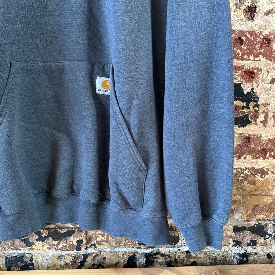 Carhartt Hoodie Sweatshirt Mens XL Gray K121 CHH