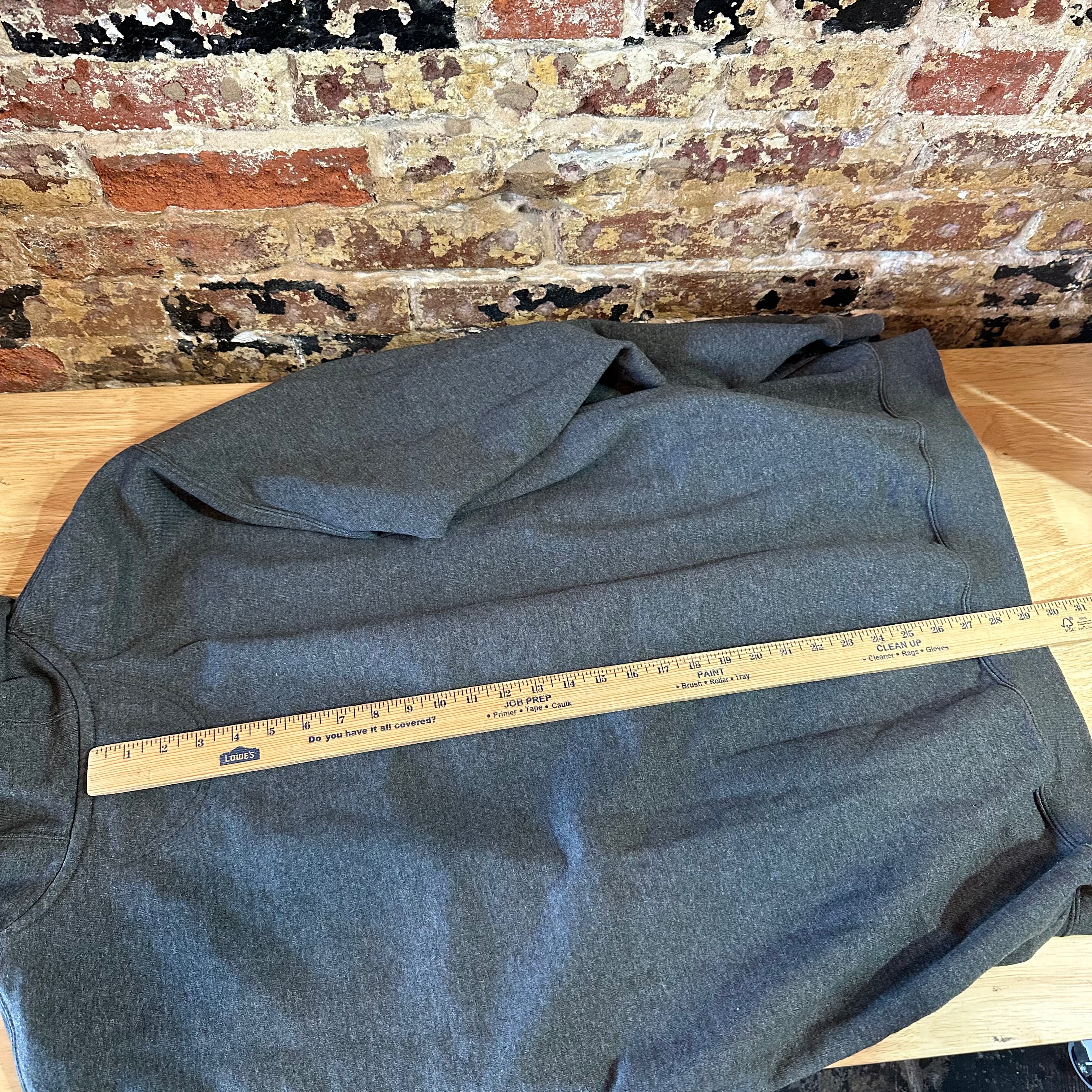 Carhartt Hoodie Sweatshirt Mens XL Tall Gray K288