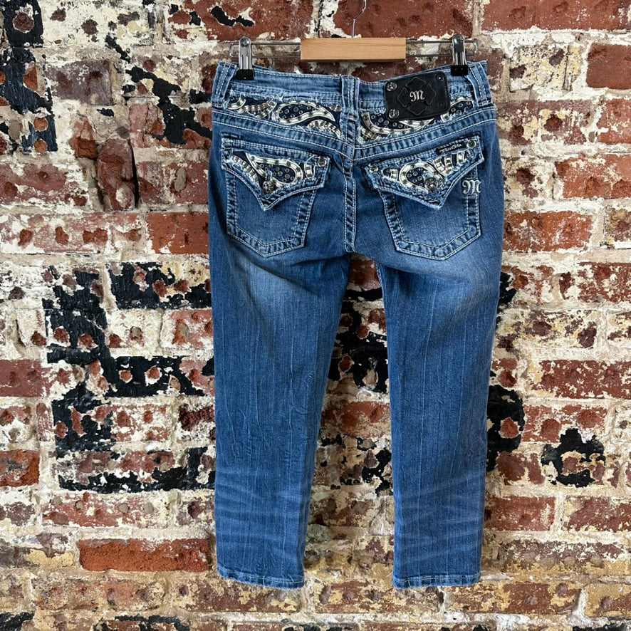 Miss Me Capri Jeans Womens 26