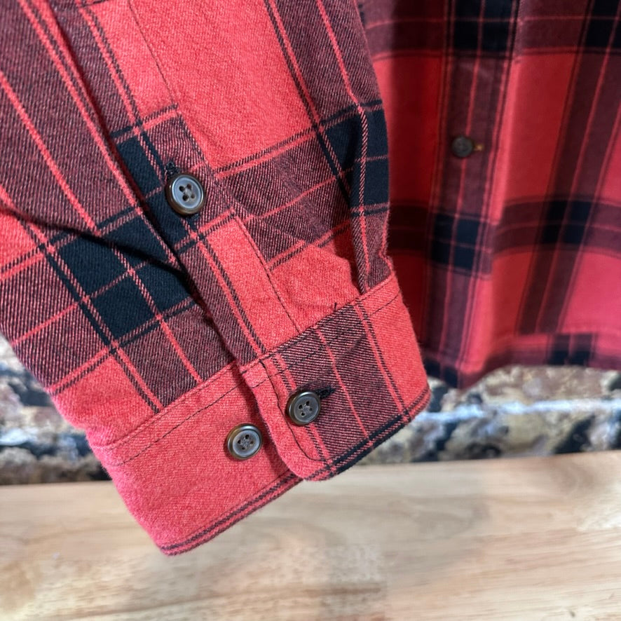 Carhartt Mens Medium Red Flannel Shirt