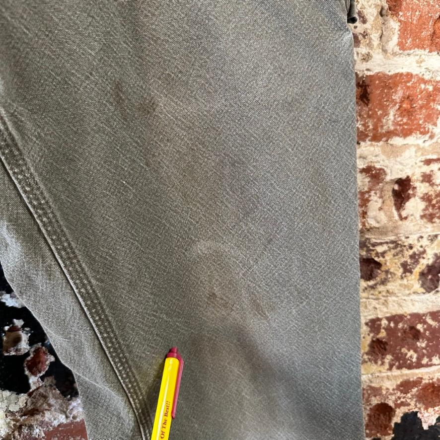 Carhartt Duck Utility Relaxed Fit Pants green rugged canvas work Mens 30x32
