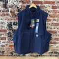 Carhartt FR Vest Mens 4XL Blue Quick Duck Insulated Workwear Cat 3