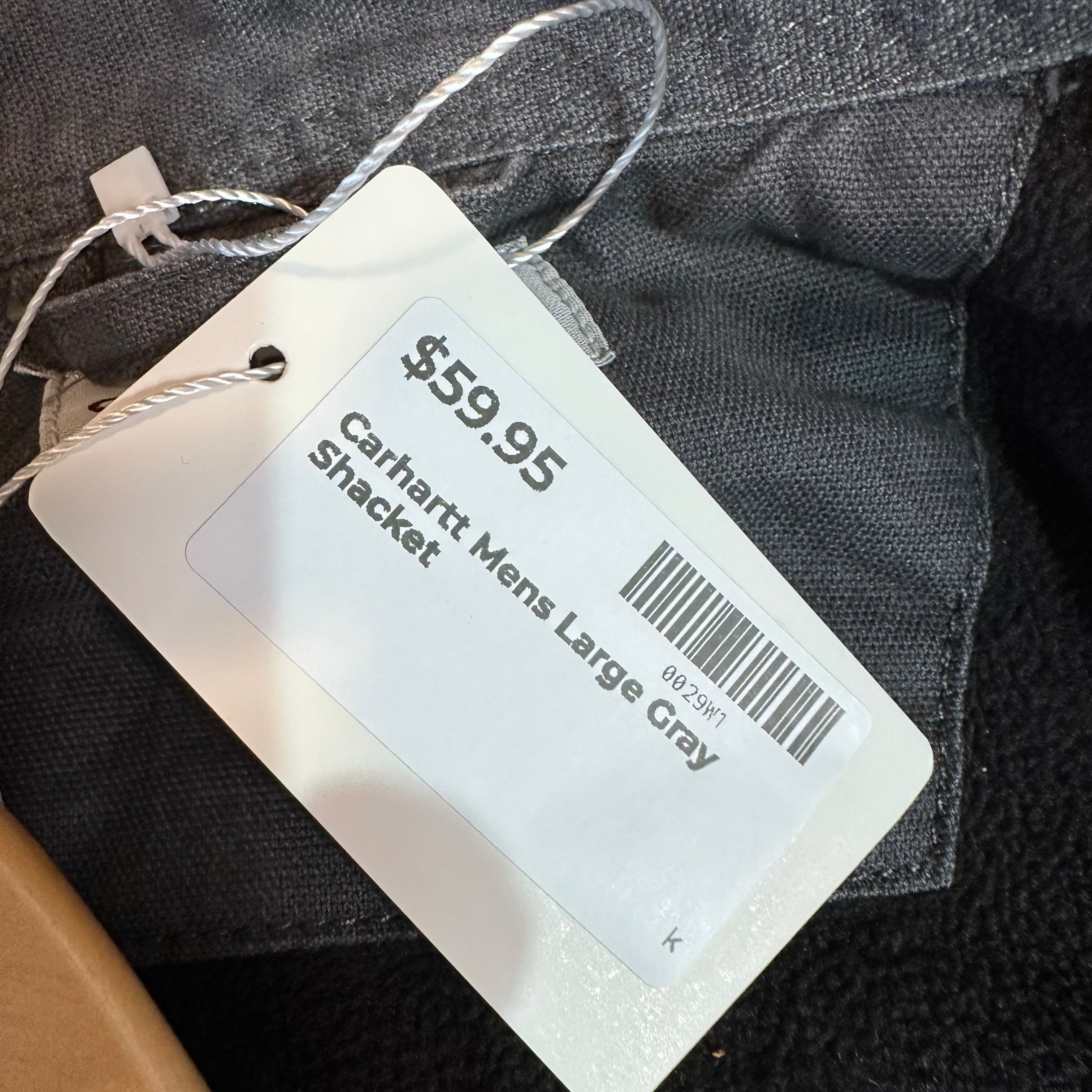 Carhartt Mens Large Gray Shacket