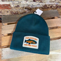 Trout Fishing Green Beanie New