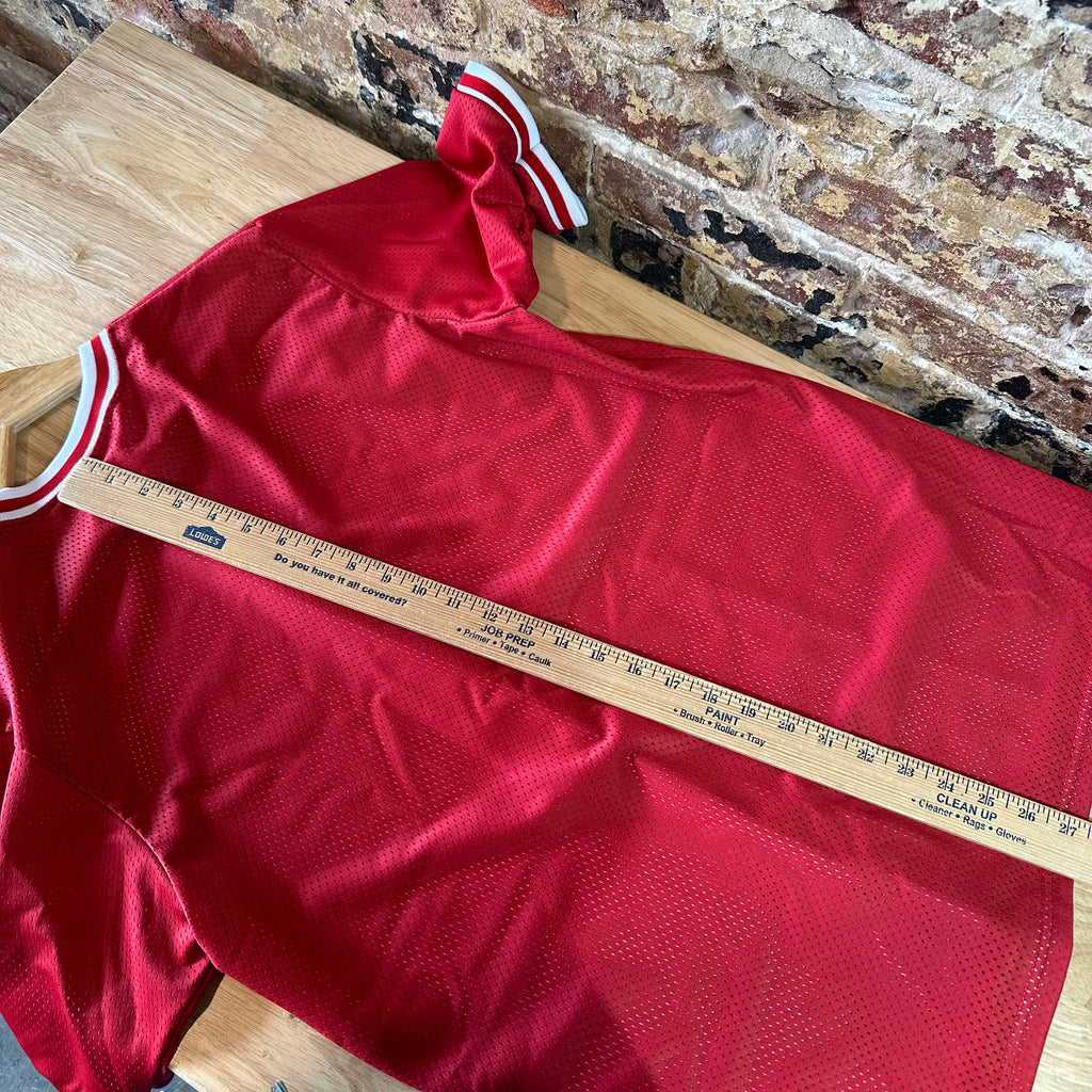 Arkansas Razorbacks Hogs The Victory Jersey Mens Size Large Red Breathable S/S