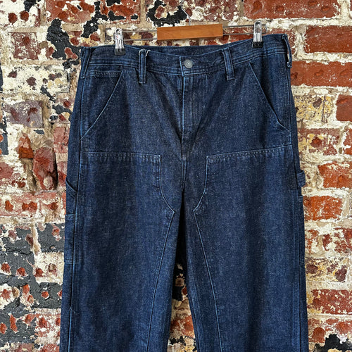 American Eagle Double Knee Jeans Mens 32x34 Dark Blue Denim