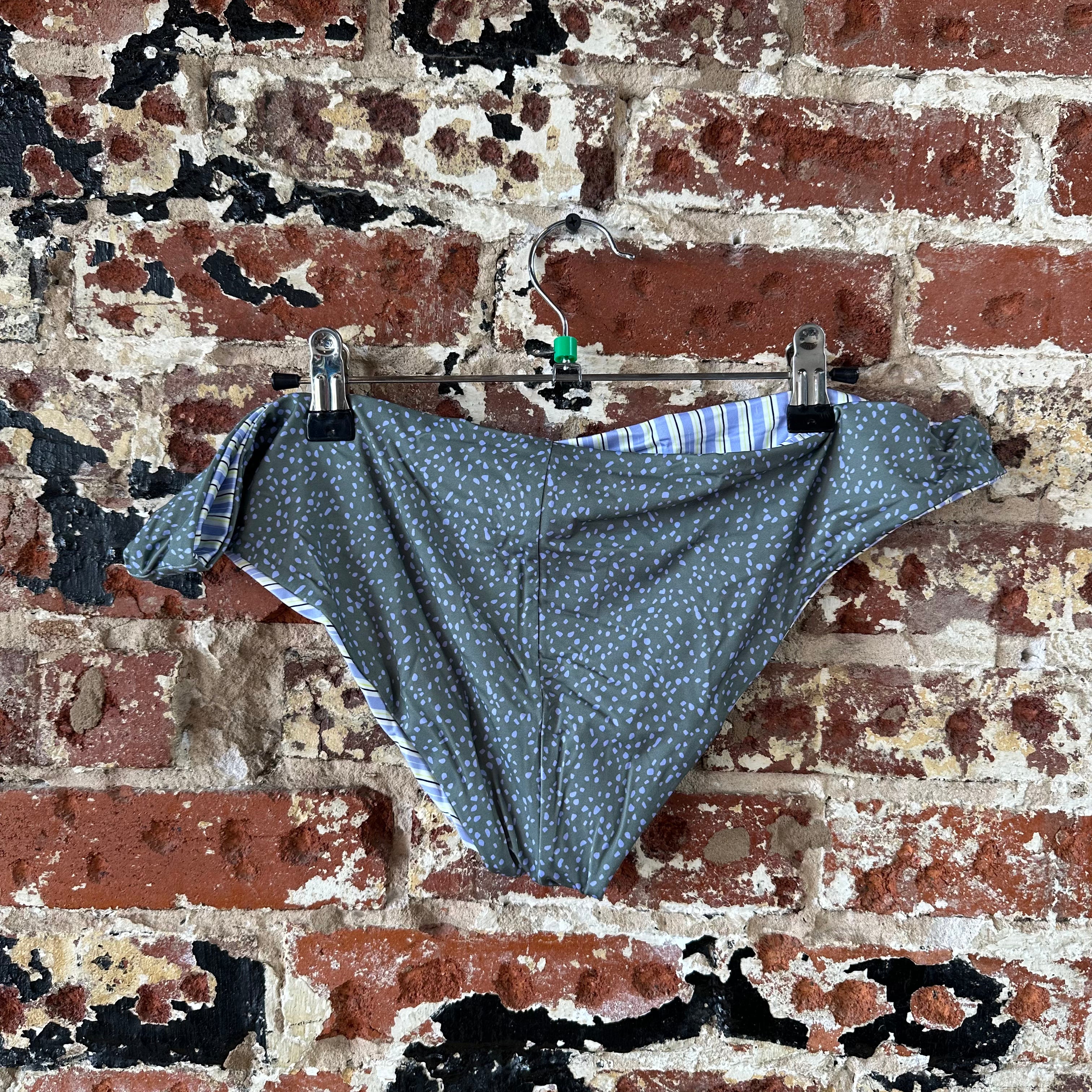 Prana Bottom Bikini Women's XL Reversible Quick Dry New Purple Gray
