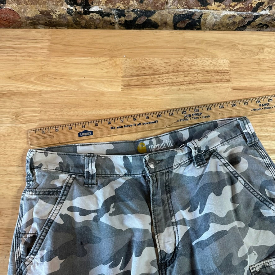 Carhartt Camo Mens 34 Cargo Shorts