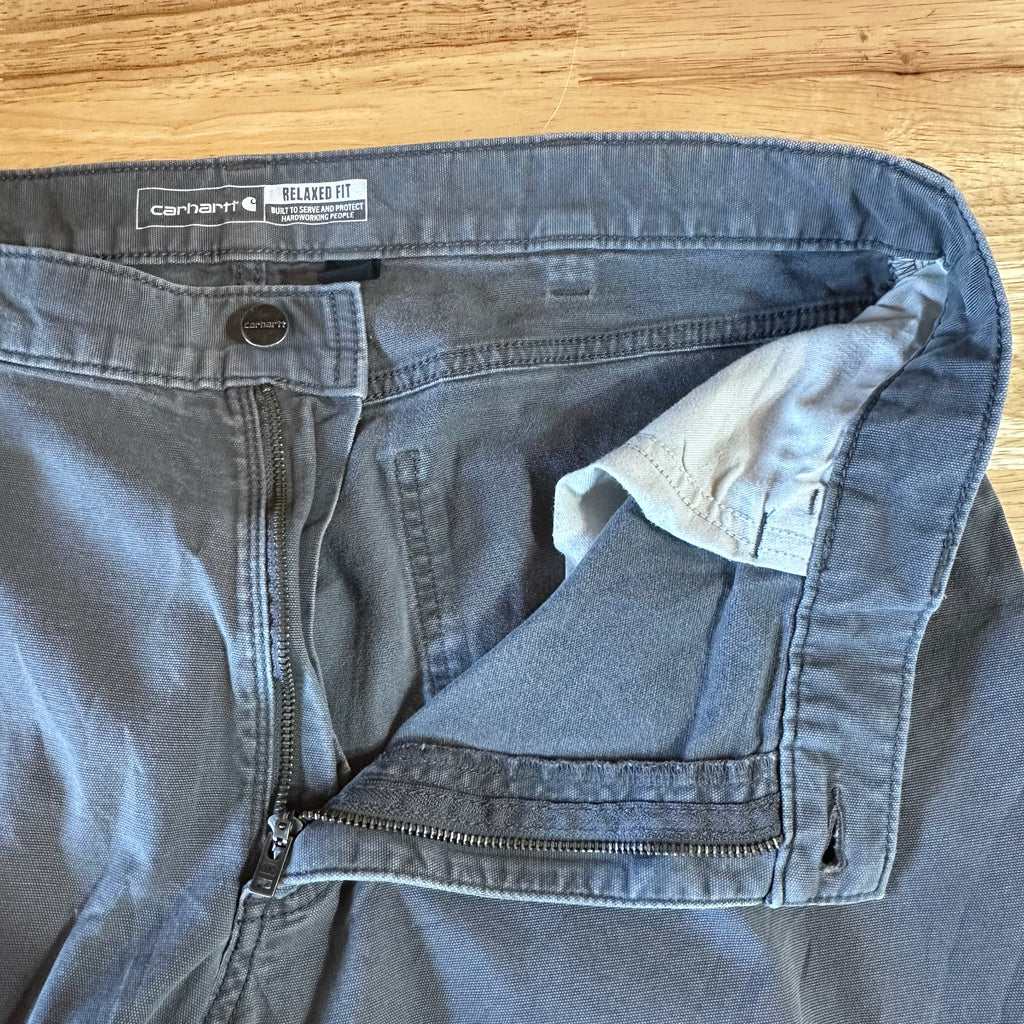 Carhartt Mens 38x34 Gray Pants