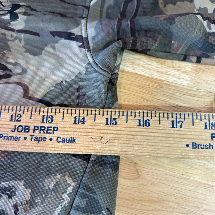 Under Armour Hoodie Youth Medium Camo Fleece Pullover Sweatshirt