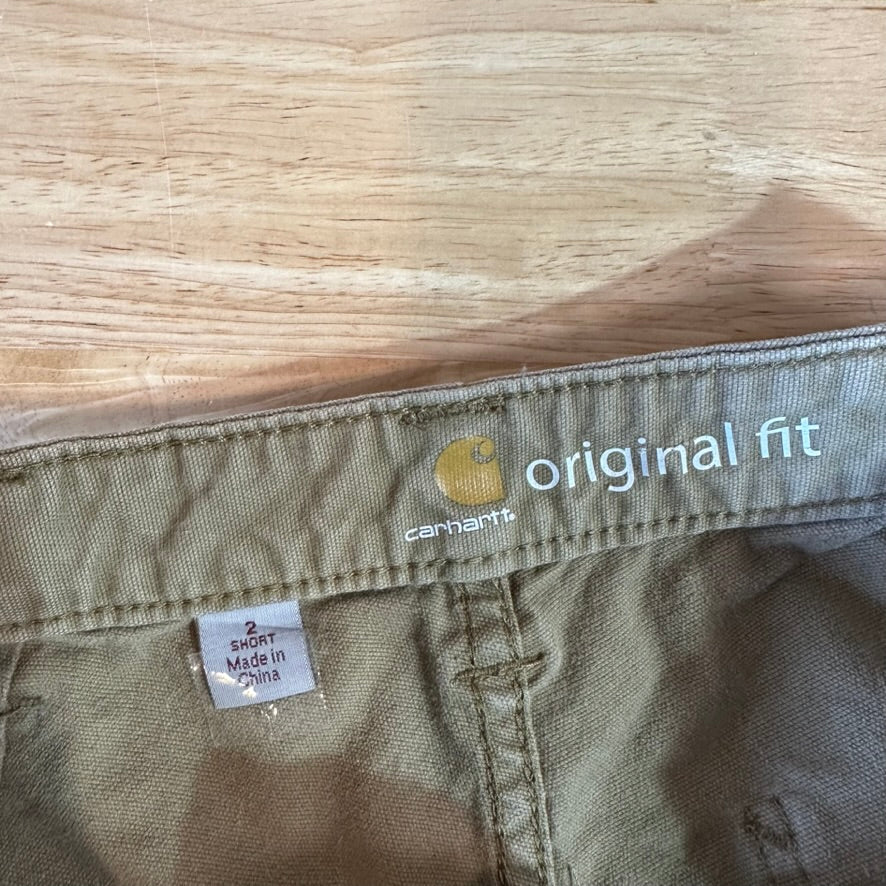Carhartt Womens 2 Tan Pants