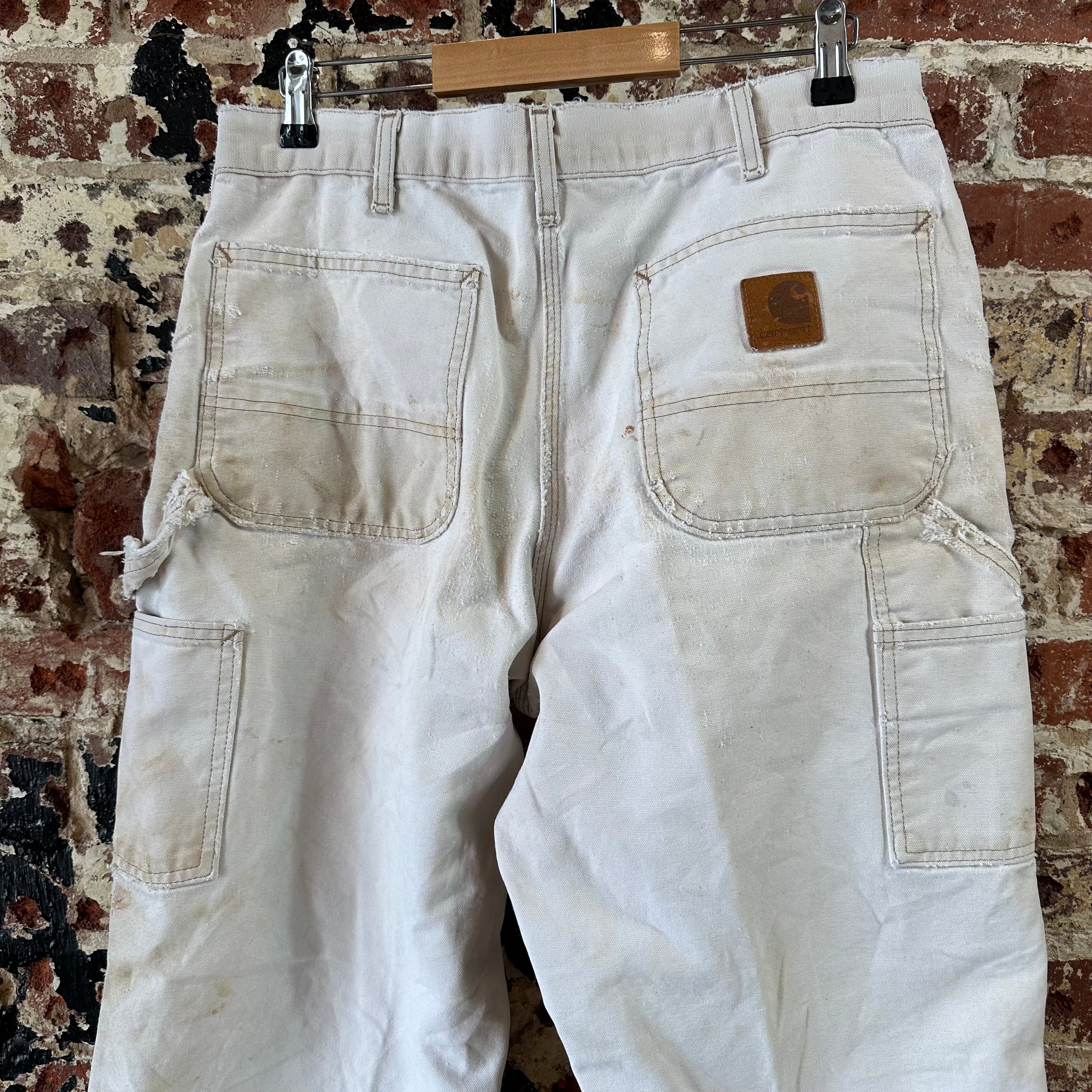 Carhartt Mens 34x32 Tan Pants