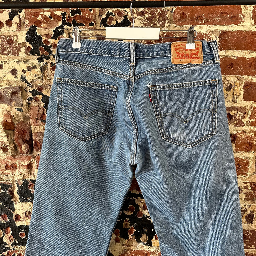 Levi's 505 Mens 33x30 Blue Jeans