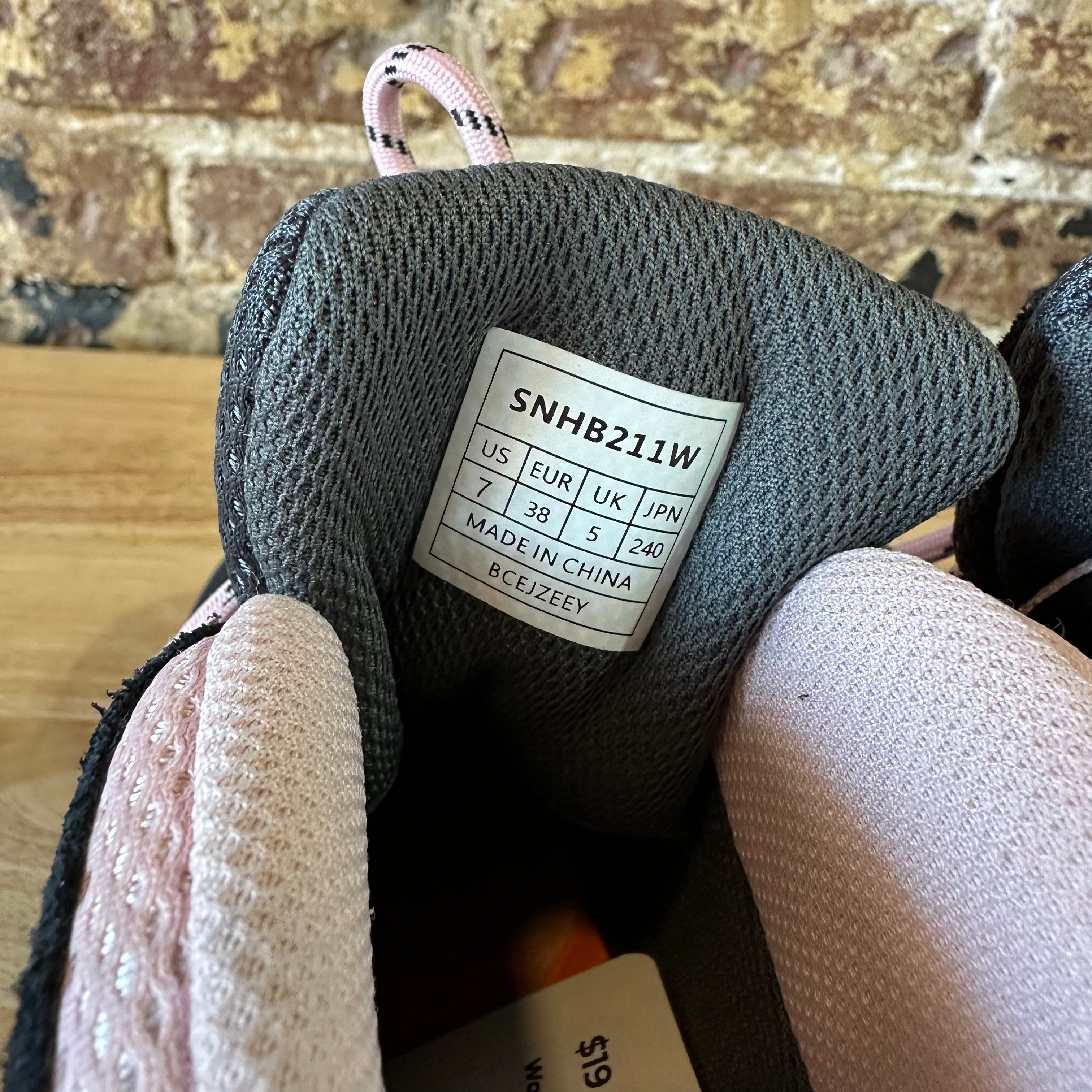 Black and Pink Womens 7 Hiking Boots