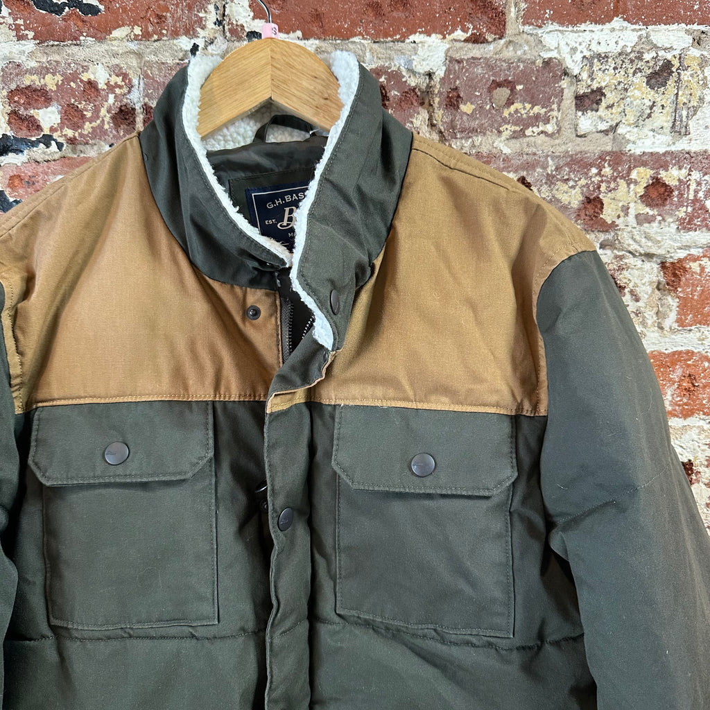 GH Bass Mens Small Green Jacket