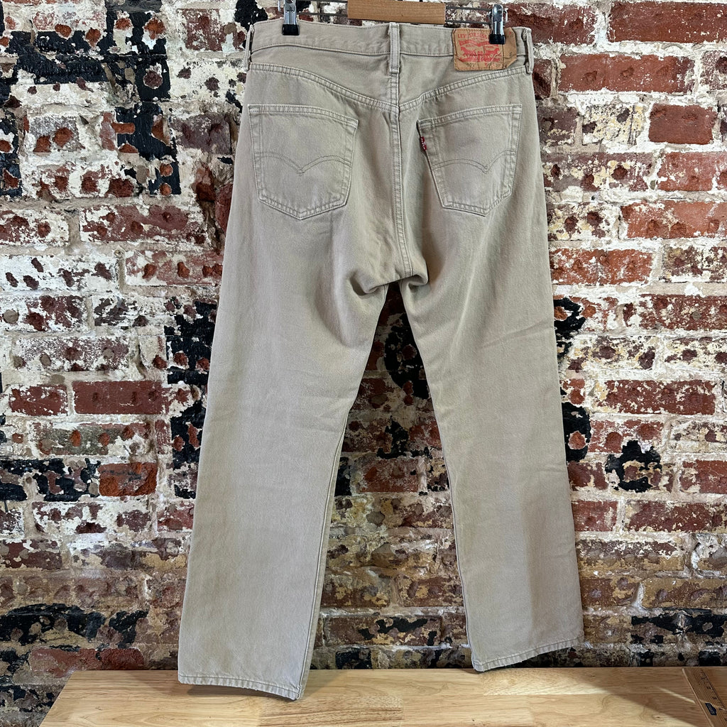 Levi's 501 Mens 33x30 Tan Jeans