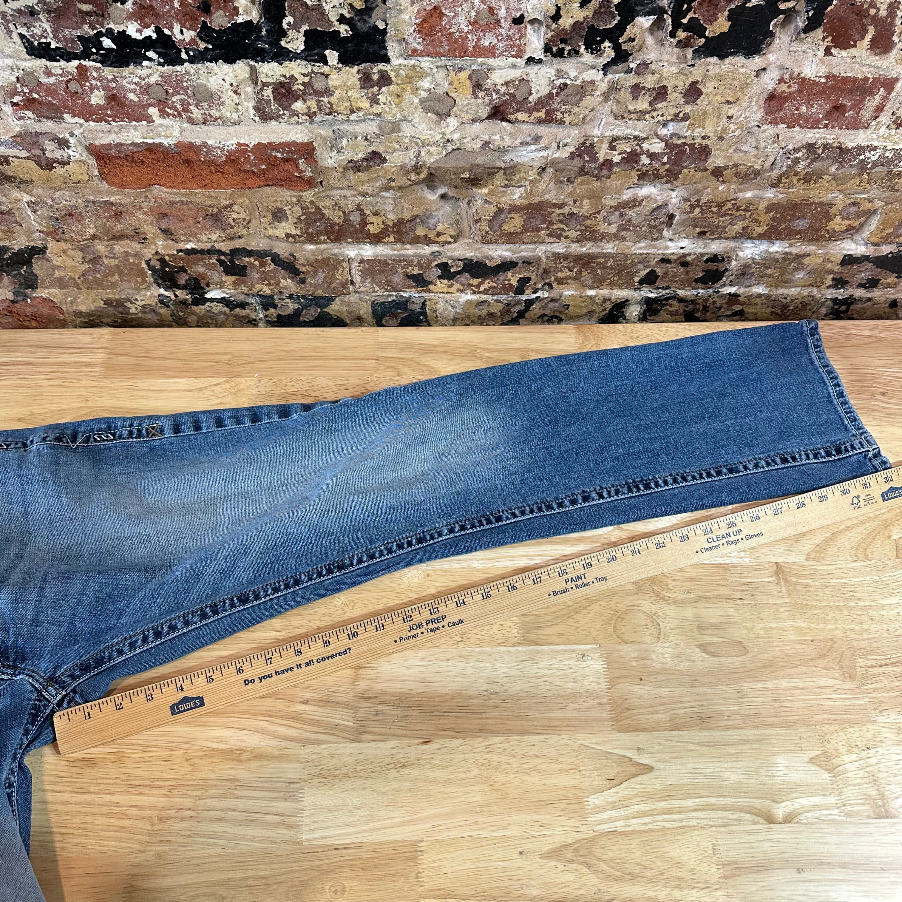 Ariat M5 Slim Straight Blue Jeans Men's 32x34 Western Cowboy