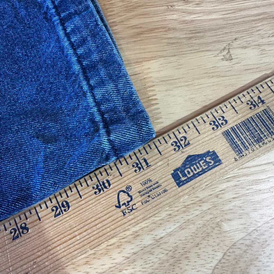 Dickies Mens Double Knee Blue Denim Jeans Utility Pants Grunge Work 36x32