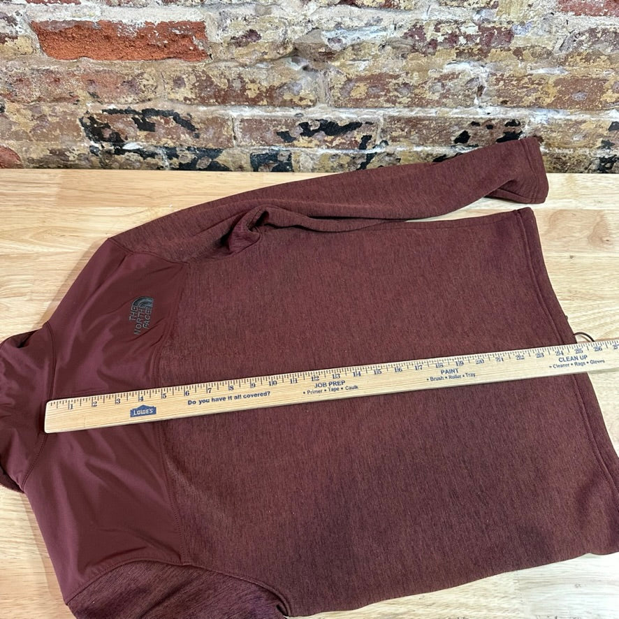 The North Face Norris Full Zip Mens Small reddish Long Sleeve Fleece Jacket