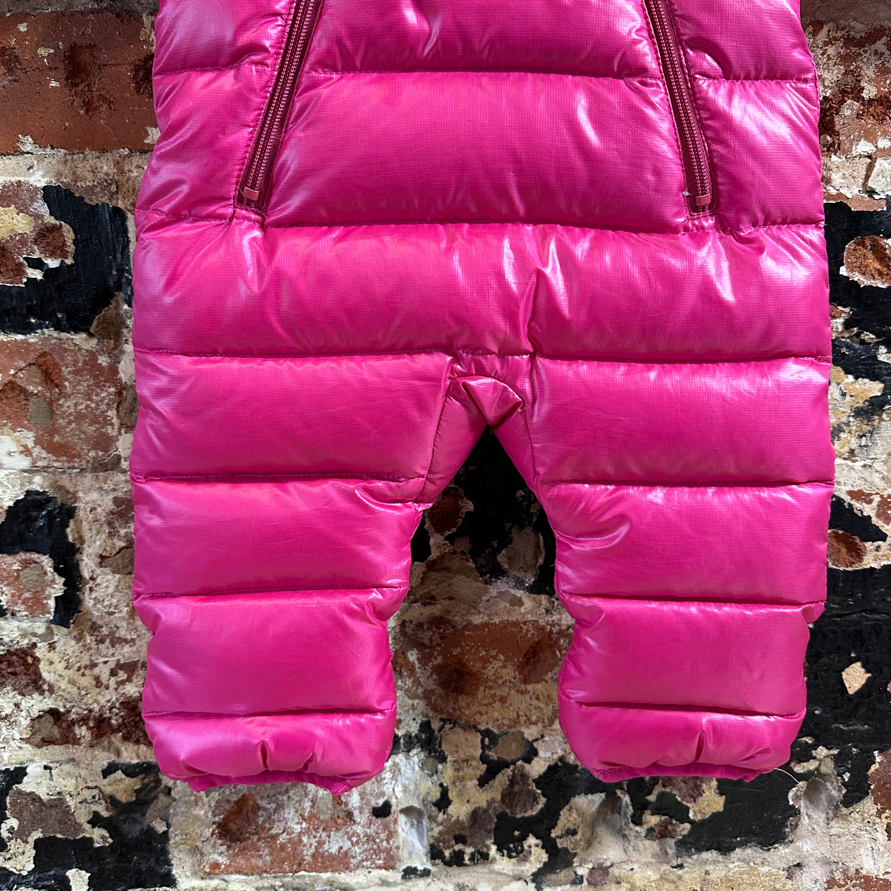 Patagonia Infant Hi-Loft Down Sweater Bunting Puffer Pink Size: 0 months Newborn