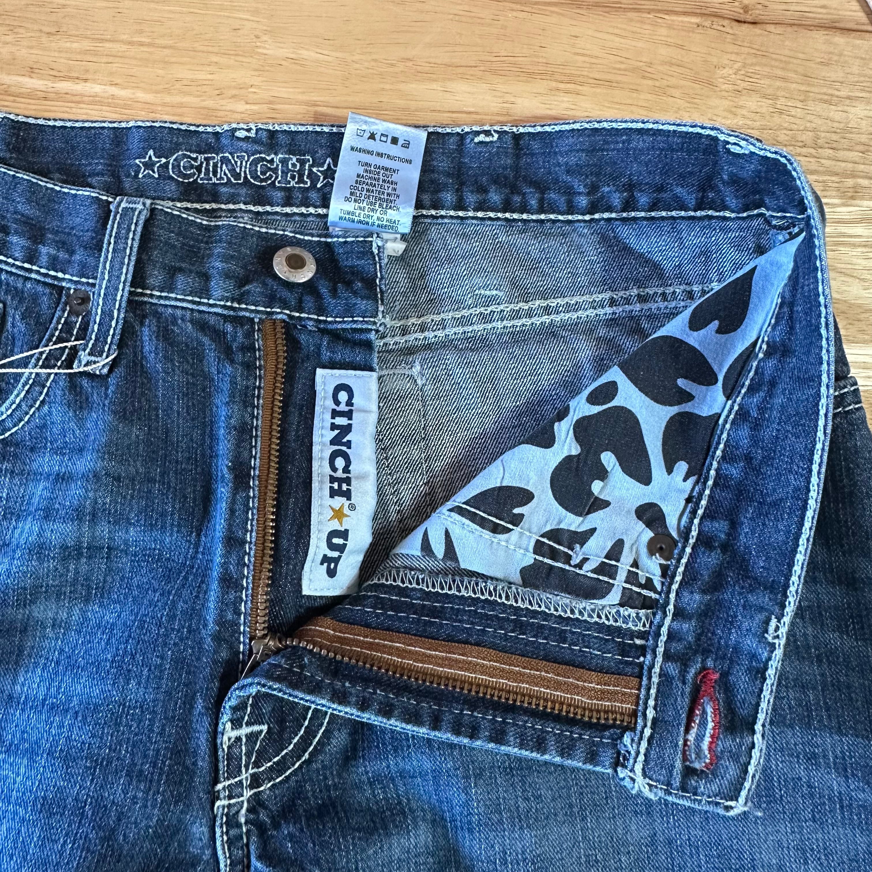 Cinch Mens 32x34 White Label Jeans