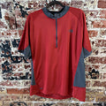 North Face Men's XL S/S Red Shirt