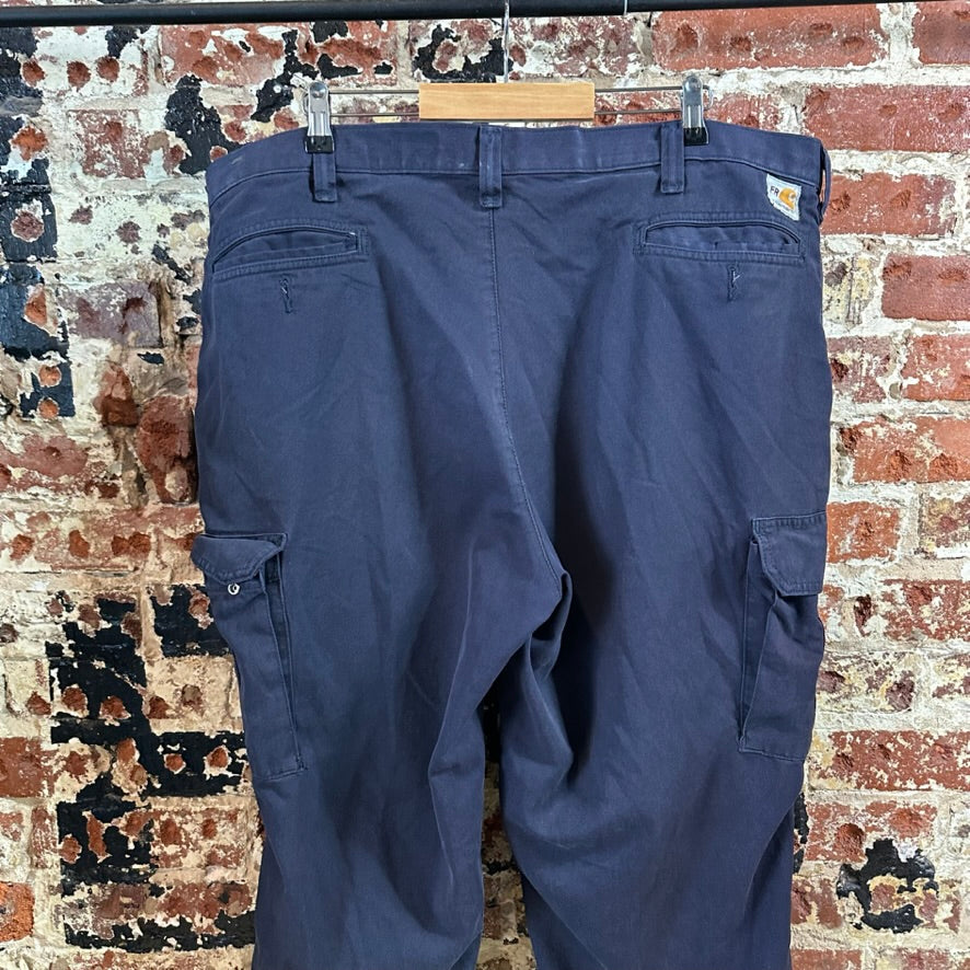 Carhartt FR Mens 42x34 Blue Cargo Pants