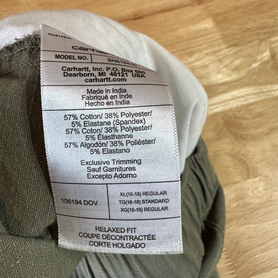 Carhartt Green Pants Womens XL