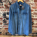 Levi's Mens 3XL Pearl Snap Western Jean Shirt NEW
