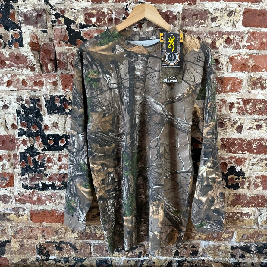 Browning Large L/S Camo T-Shirt NEW