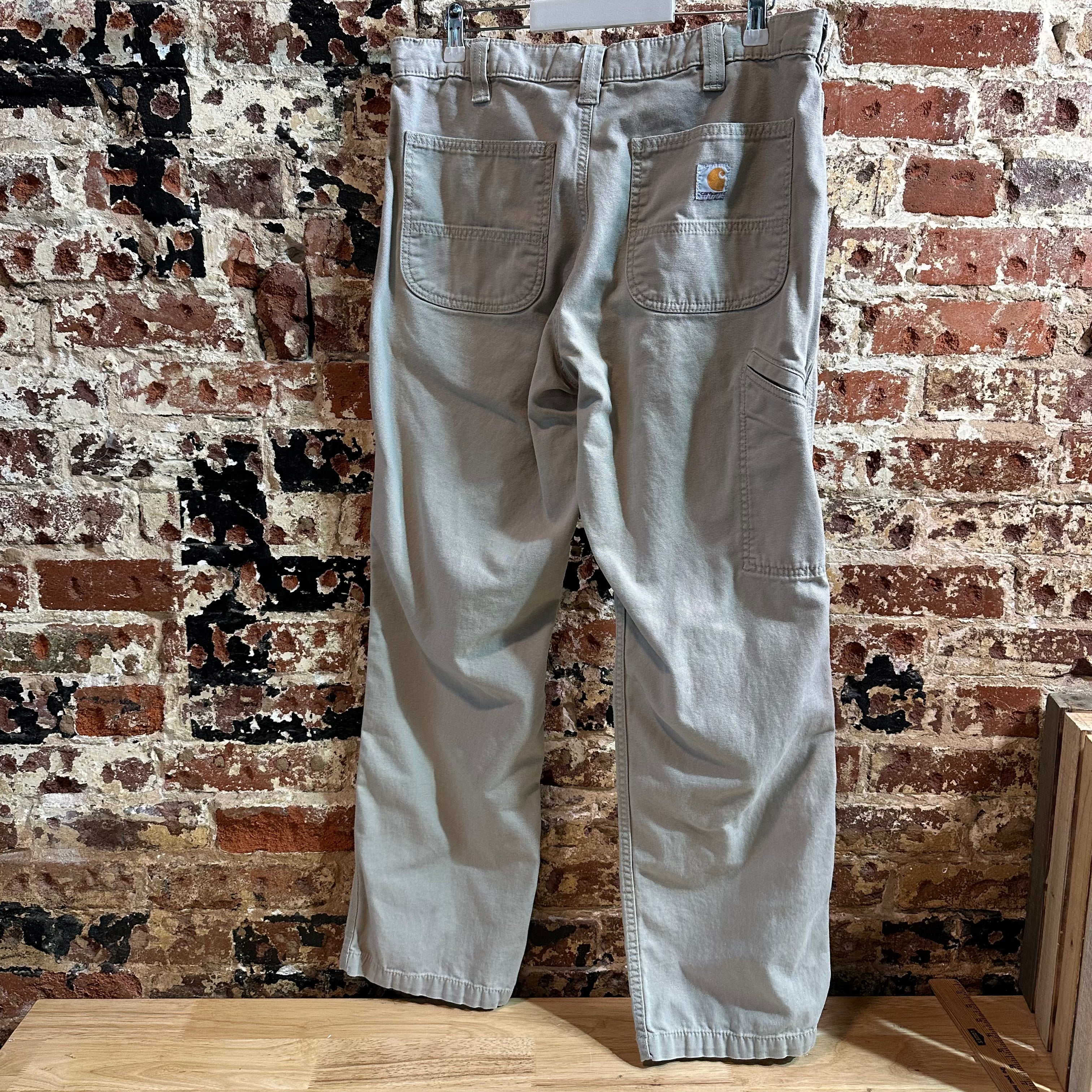 Carhartt Mens 35x32 Tan Pants