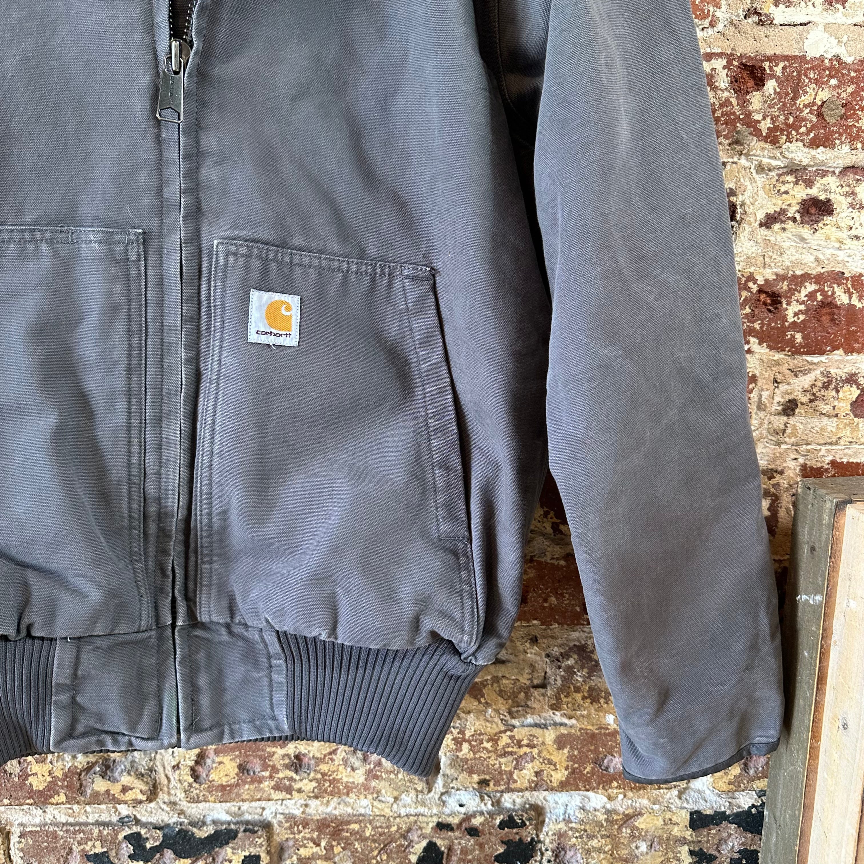 Carhartt J130 Mens Small Gray Jacket