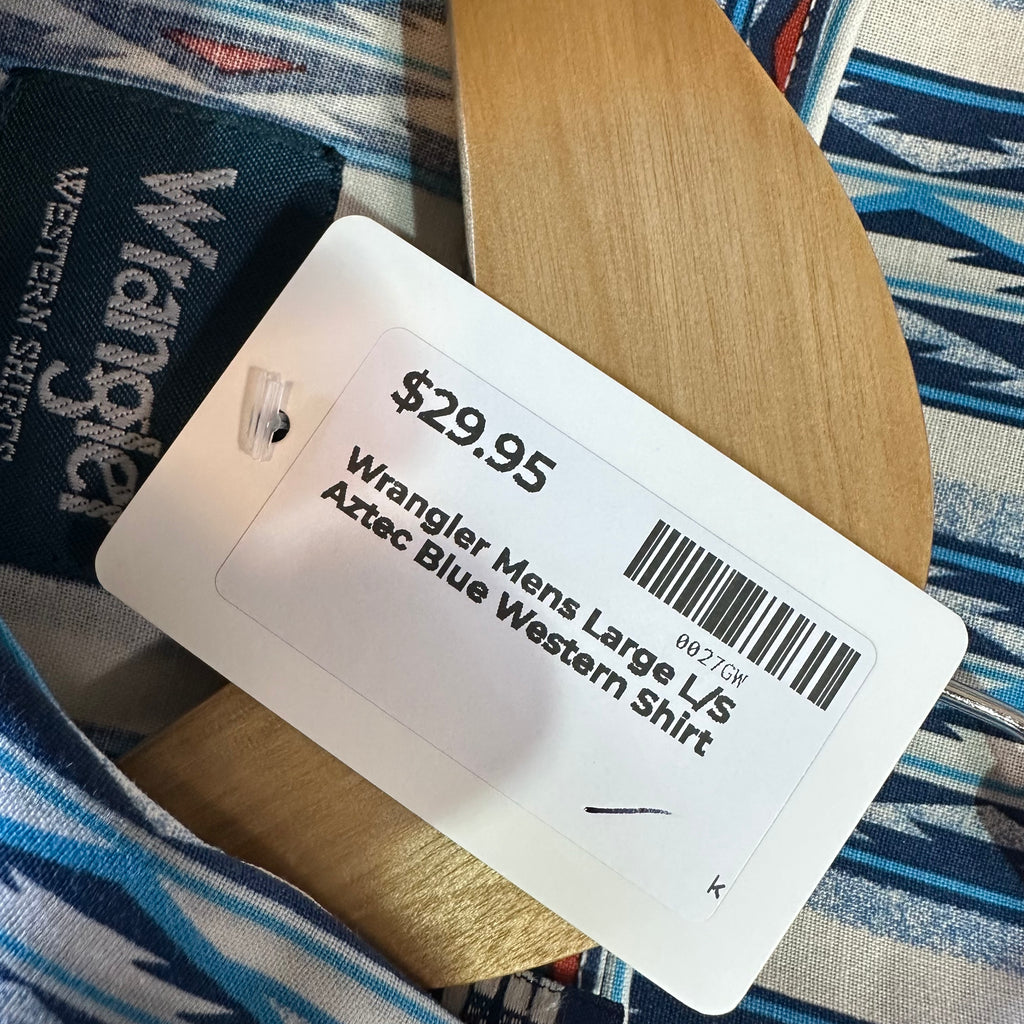 Wrangler Men's Large Western Shirt