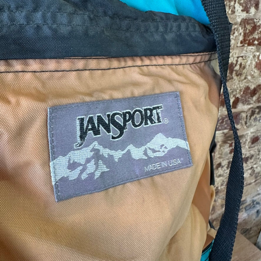 Vintage Jansport External Frame Hiking Camping Backpack Hip Pads USA