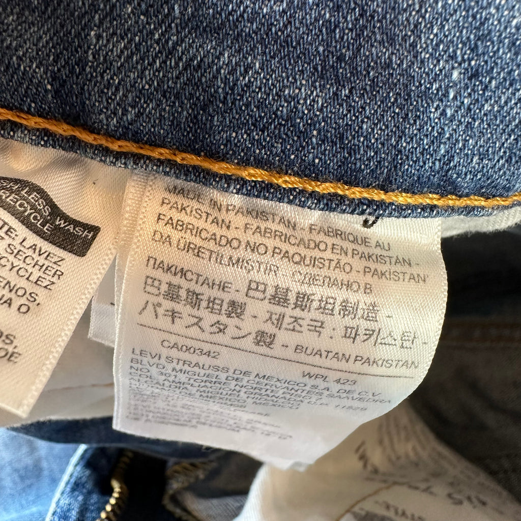 Levi's Skinny Taper Mens 29x30 Blue Jeans
