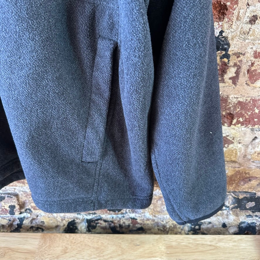 Carhartt Sweatshirt Mens 2XL Gray Quarter Zip Pullover Fleece Pockets