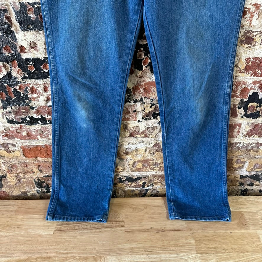 Wrangler Blue Jeans 35x34 western rodeo 936pwd cowboy cut slim fit