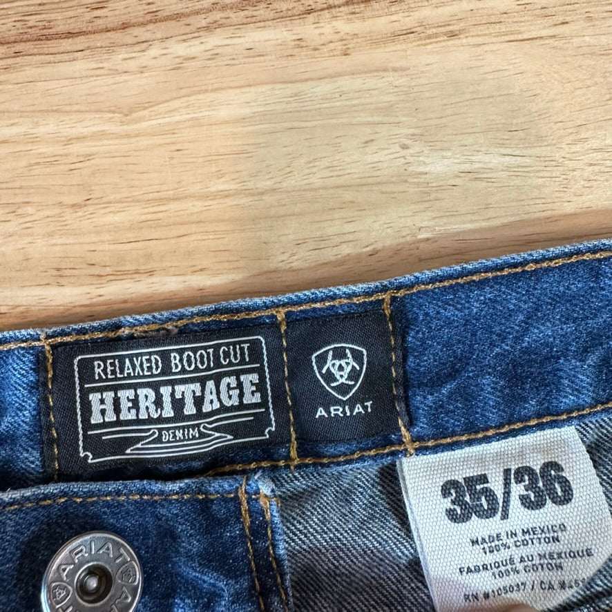 Ariat Mens 35x36 Jeans