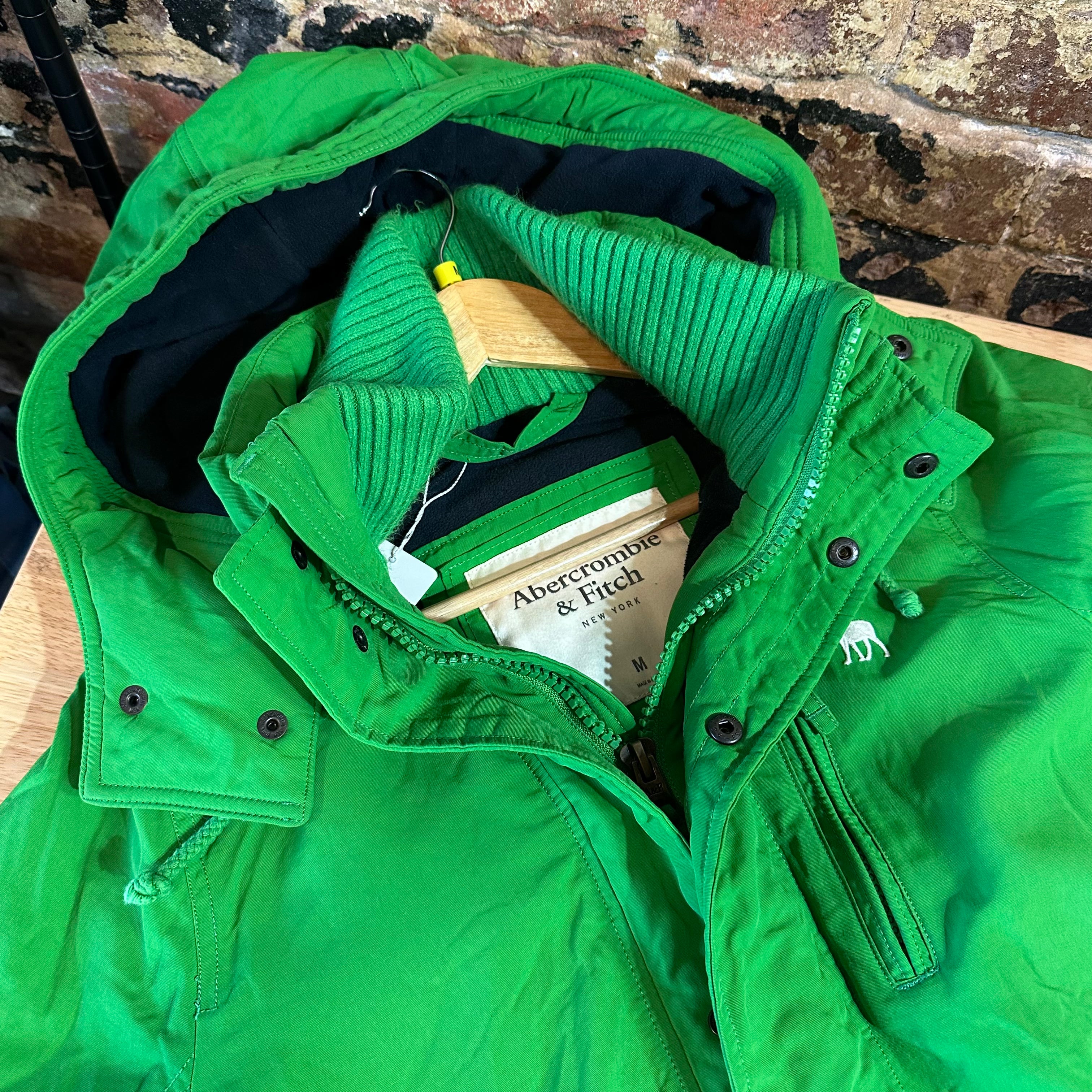 VTG Abercrombie Women's Medium Green Jacket