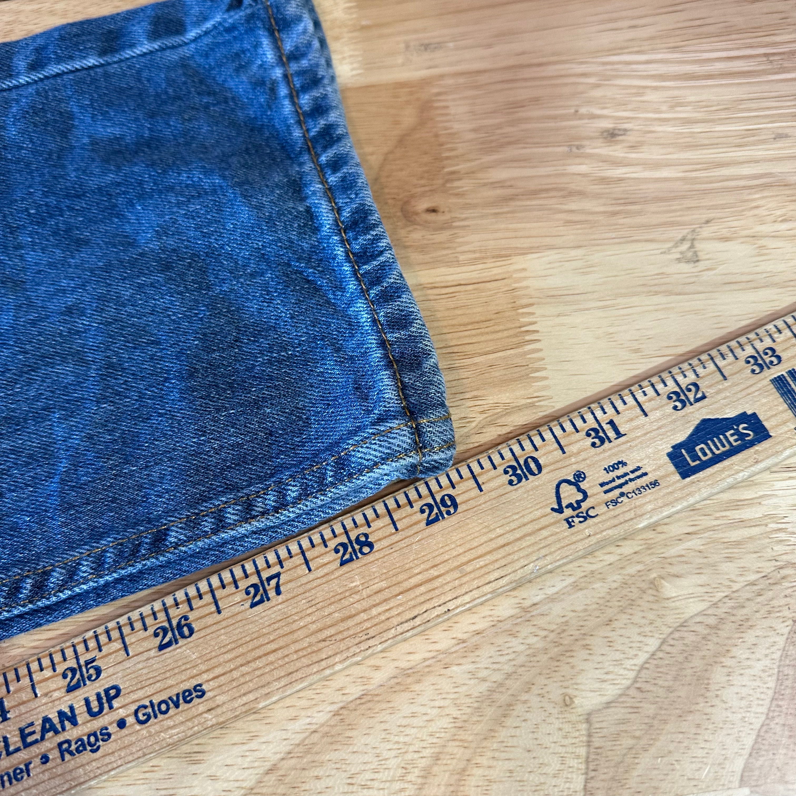 Levis 505 Jeans Mens 34x30 Regular Zip fly Blue denim Levi's