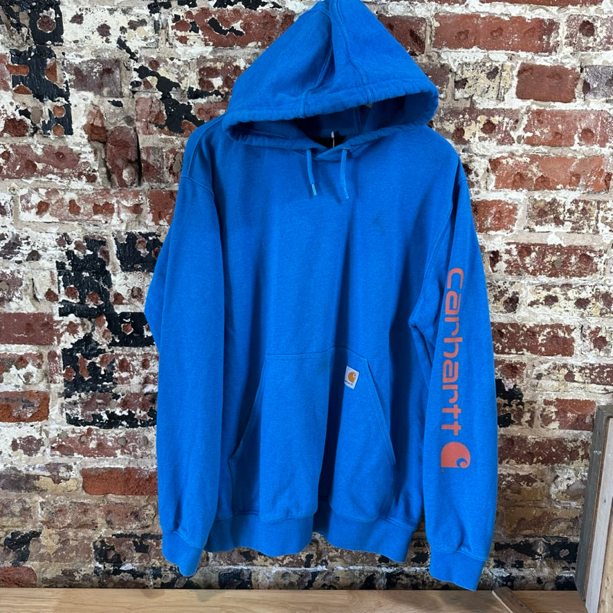 Carhartt Men's Large Blue Hoodie