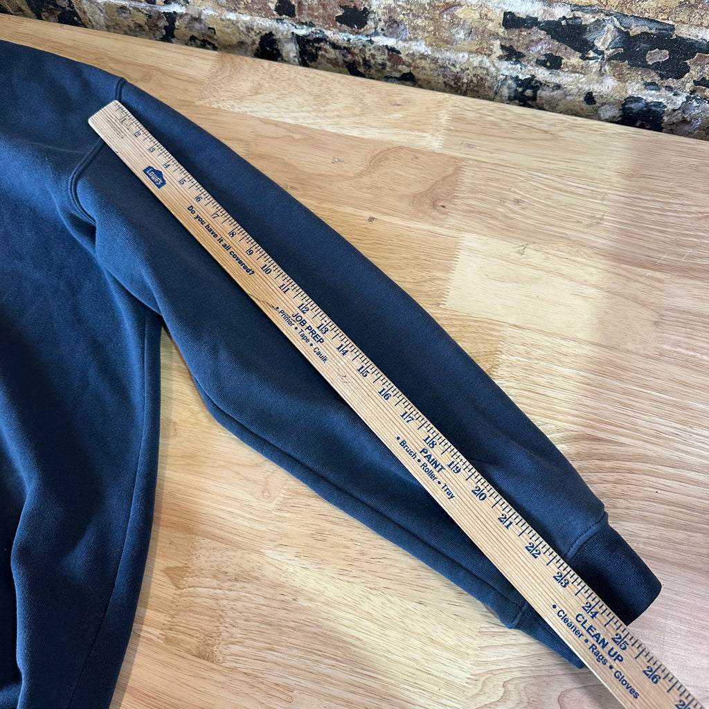 Carhartt K122 NVY Hoodie Sweatshirt Blue Mens Size Large Full Zip