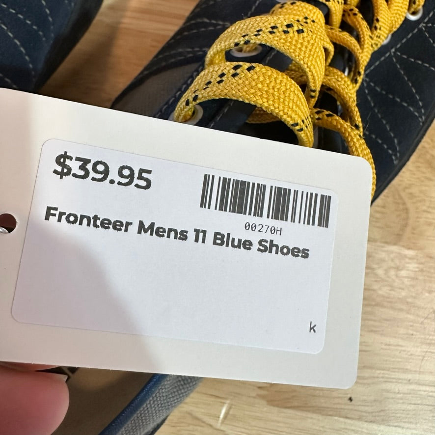 Fronteer Mens 11 Blue Shoes