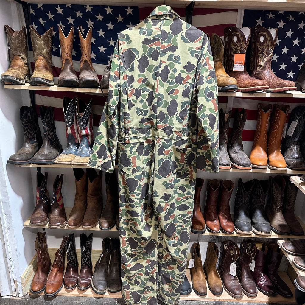 VTG Walls Mens Large Tall Camo Coveralls