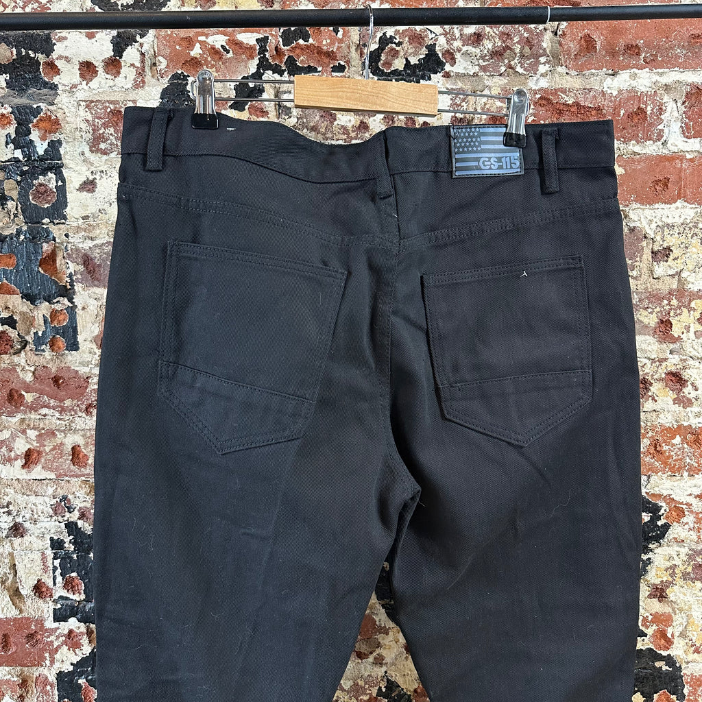 GS-115 Mens 38x34 Black Jeans