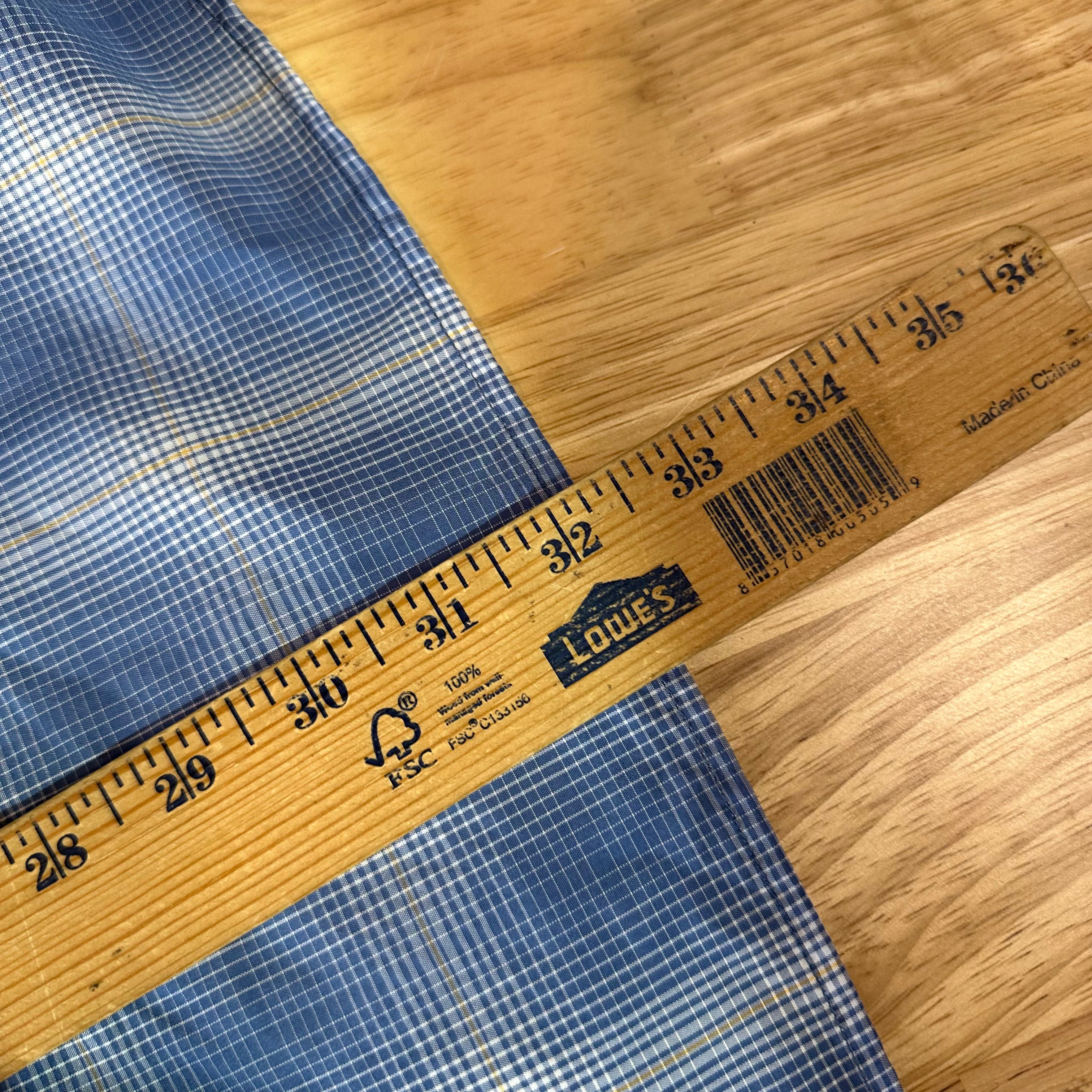 Duluth Trading Mens XL Button Down Shirt Blue Plaid Long sleeve Nylon