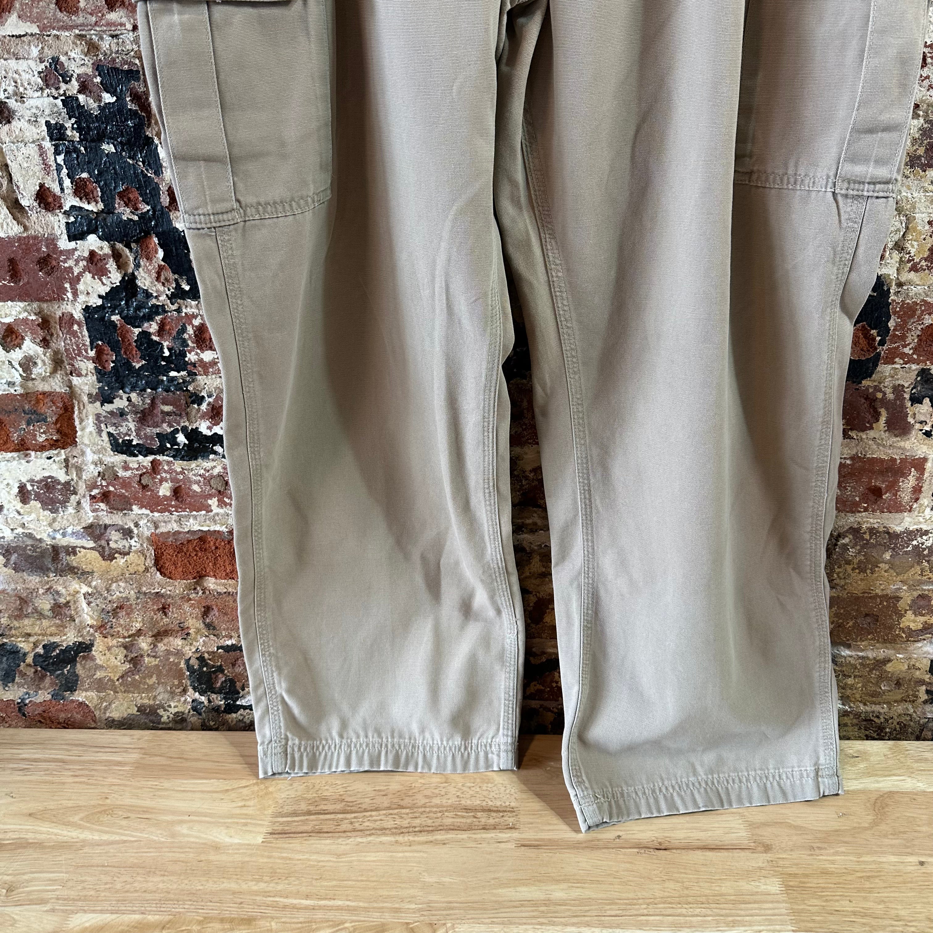 Carhartt Mens 42x30 Tan Cargo Pants
