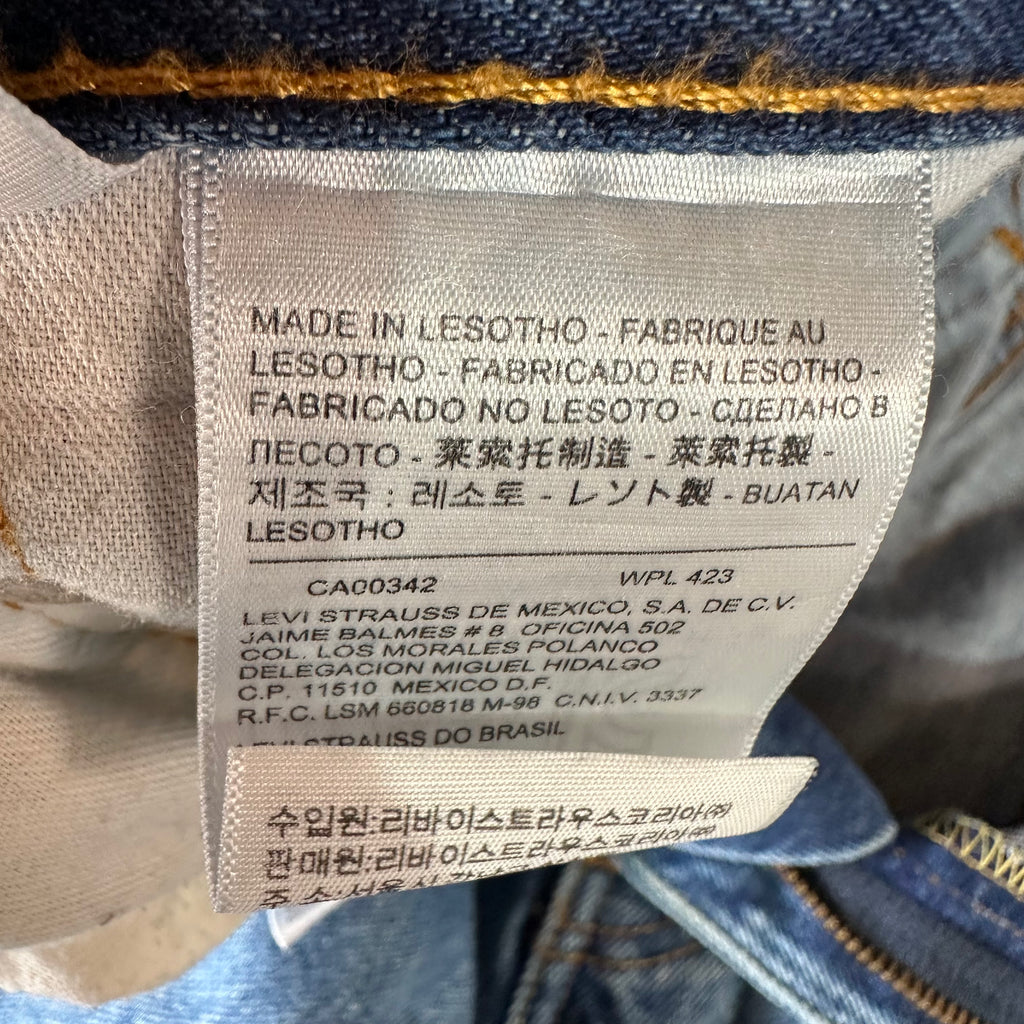 Levi's 505 Mens 38x30 Blue Jeans