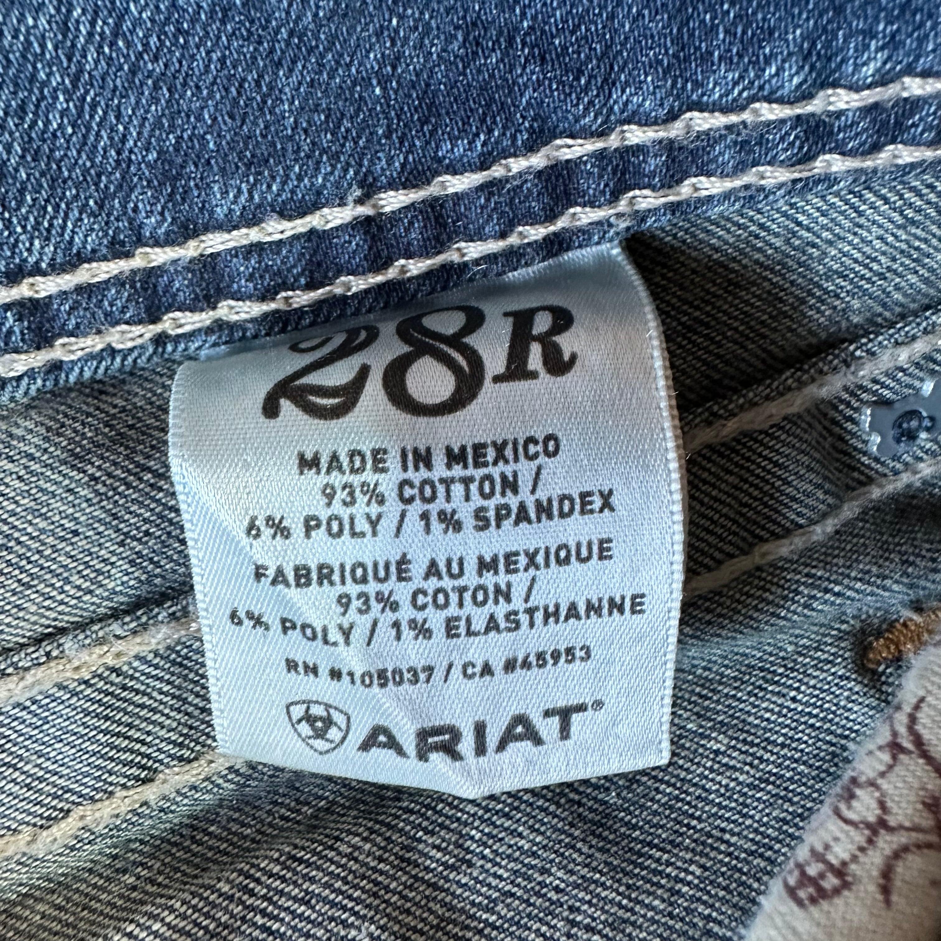 Ariat Womens 28 Ruby Jeans